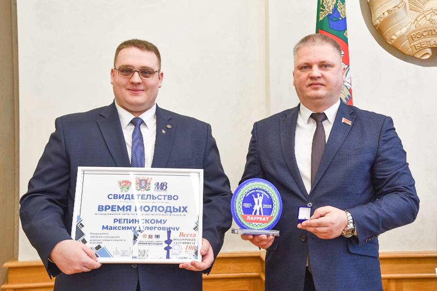 Максим Репинский – победитель Городской молодежной Премии «Время молодых»