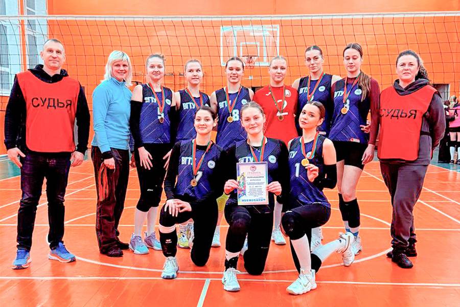 Женская сборная ВГТУ одержала ПОБЕДУ в соревнованиях по волейболу